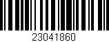 Código de barras (EAN, GTIN, SKU, ISBN): '23041860'