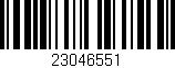 Código de barras (EAN, GTIN, SKU, ISBN): '23046551'