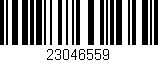 Código de barras (EAN, GTIN, SKU, ISBN): '23046559'