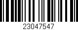 Código de barras (EAN, GTIN, SKU, ISBN): '23047547'