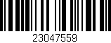 Código de barras (EAN, GTIN, SKU, ISBN): '23047559'