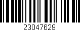 Código de barras (EAN, GTIN, SKU, ISBN): '23047629'