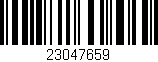 Código de barras (EAN, GTIN, SKU, ISBN): '23047659'