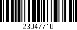 Código de barras (EAN, GTIN, SKU, ISBN): '23047710'