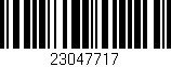 Código de barras (EAN, GTIN, SKU, ISBN): '23047717'