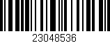 Código de barras (EAN, GTIN, SKU, ISBN): '23048536'