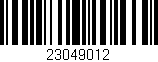 Código de barras (EAN, GTIN, SKU, ISBN): '23049012'