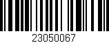 Código de barras (EAN, GTIN, SKU, ISBN): '23050067'