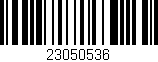 Código de barras (EAN, GTIN, SKU, ISBN): '23050536'