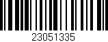 Código de barras (EAN, GTIN, SKU, ISBN): '23051335'