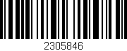 Código de barras (EAN, GTIN, SKU, ISBN): '2305846'