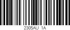 Código de barras (EAN, GTIN, SKU, ISBN): '2305AU/1A'