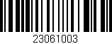Código de barras (EAN, GTIN, SKU, ISBN): '23061003'