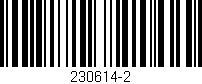 Código de barras (EAN, GTIN, SKU, ISBN): '230614-2'