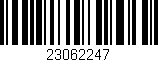 Código de barras (EAN, GTIN, SKU, ISBN): '23062247'