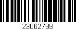 Código de barras (EAN, GTIN, SKU, ISBN): '23062799'