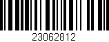 Código de barras (EAN, GTIN, SKU, ISBN): '23062812'