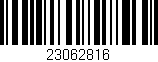 Código de barras (EAN, GTIN, SKU, ISBN): '23062816'