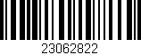 Código de barras (EAN, GTIN, SKU, ISBN): '23062822'