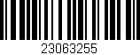 Código de barras (EAN, GTIN, SKU, ISBN): '23063255'