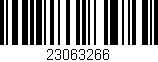 Código de barras (EAN, GTIN, SKU, ISBN): '23063266'