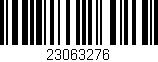 Código de barras (EAN, GTIN, SKU, ISBN): '23063276'