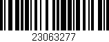 Código de barras (EAN, GTIN, SKU, ISBN): '23063277'