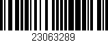 Código de barras (EAN, GTIN, SKU, ISBN): '23063289'