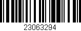 Código de barras (EAN, GTIN, SKU, ISBN): '23063294'