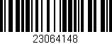 Código de barras (EAN, GTIN, SKU, ISBN): '23064148'