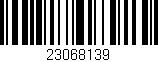 Código de barras (EAN, GTIN, SKU, ISBN): '23068139'