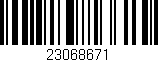 Código de barras (EAN, GTIN, SKU, ISBN): '23068671'
