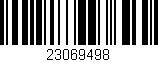 Código de barras (EAN, GTIN, SKU, ISBN): '23069498'