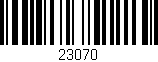 Código de barras (EAN, GTIN, SKU, ISBN): '23070'
