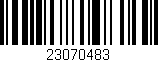 Código de barras (EAN, GTIN, SKU, ISBN): '23070483'