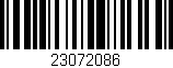 Código de barras (EAN, GTIN, SKU, ISBN): '23072086'