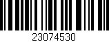 Código de barras (EAN, GTIN, SKU, ISBN): '23074530'