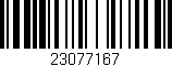 Código de barras (EAN, GTIN, SKU, ISBN): '23077167'