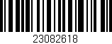 Código de barras (EAN, GTIN, SKU, ISBN): '23082618'