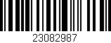 Código de barras (EAN, GTIN, SKU, ISBN): '23082987'