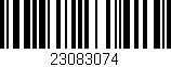 Código de barras (EAN, GTIN, SKU, ISBN): '23083074'