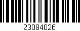 Código de barras (EAN, GTIN, SKU, ISBN): '23084026'