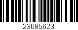 Código de barras (EAN, GTIN, SKU, ISBN): '23085623'