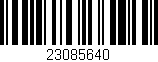 Código de barras (EAN, GTIN, SKU, ISBN): '23085640'