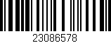 Código de barras (EAN, GTIN, SKU, ISBN): '23086578'