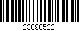 Código de barras (EAN, GTIN, SKU, ISBN): '23090522'