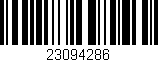 Código de barras (EAN, GTIN, SKU, ISBN): '23094286'