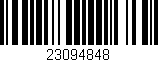 Código de barras (EAN, GTIN, SKU, ISBN): '23094848'