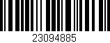 Código de barras (EAN, GTIN, SKU, ISBN): '23094885'