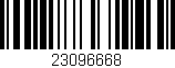 Código de barras (EAN, GTIN, SKU, ISBN): '23096668'